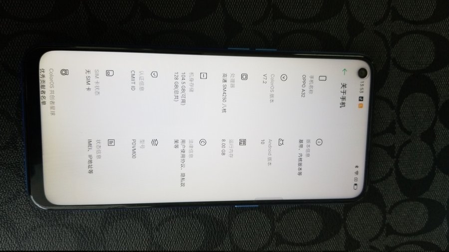 oppo【a32】8成新
