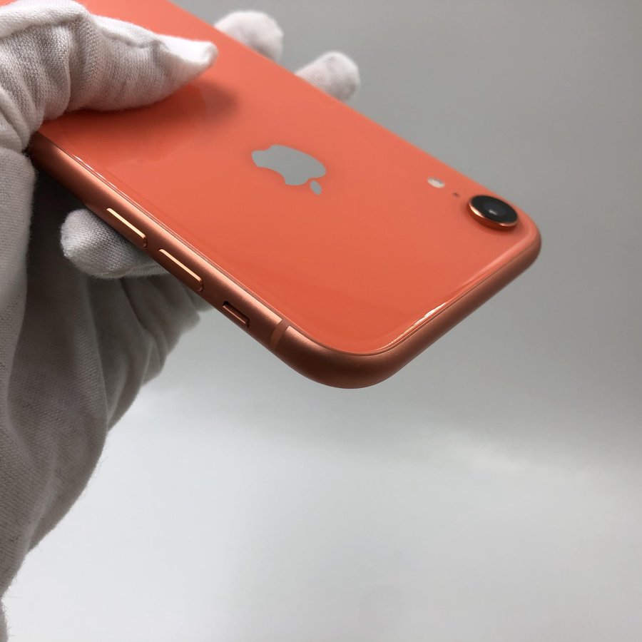 苹果【iphone xr】4g全网通 珊瑚色 64g 国际版 9成新