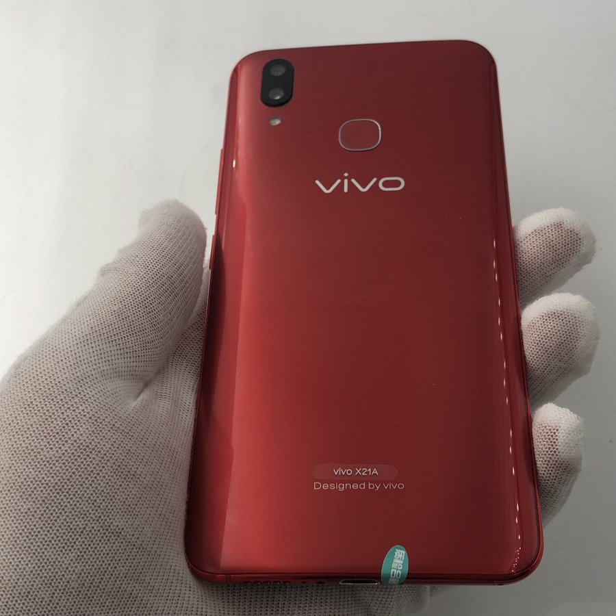 vivo【vivo x21】4g全网通 宝石红 6g/128g 国行 8成新