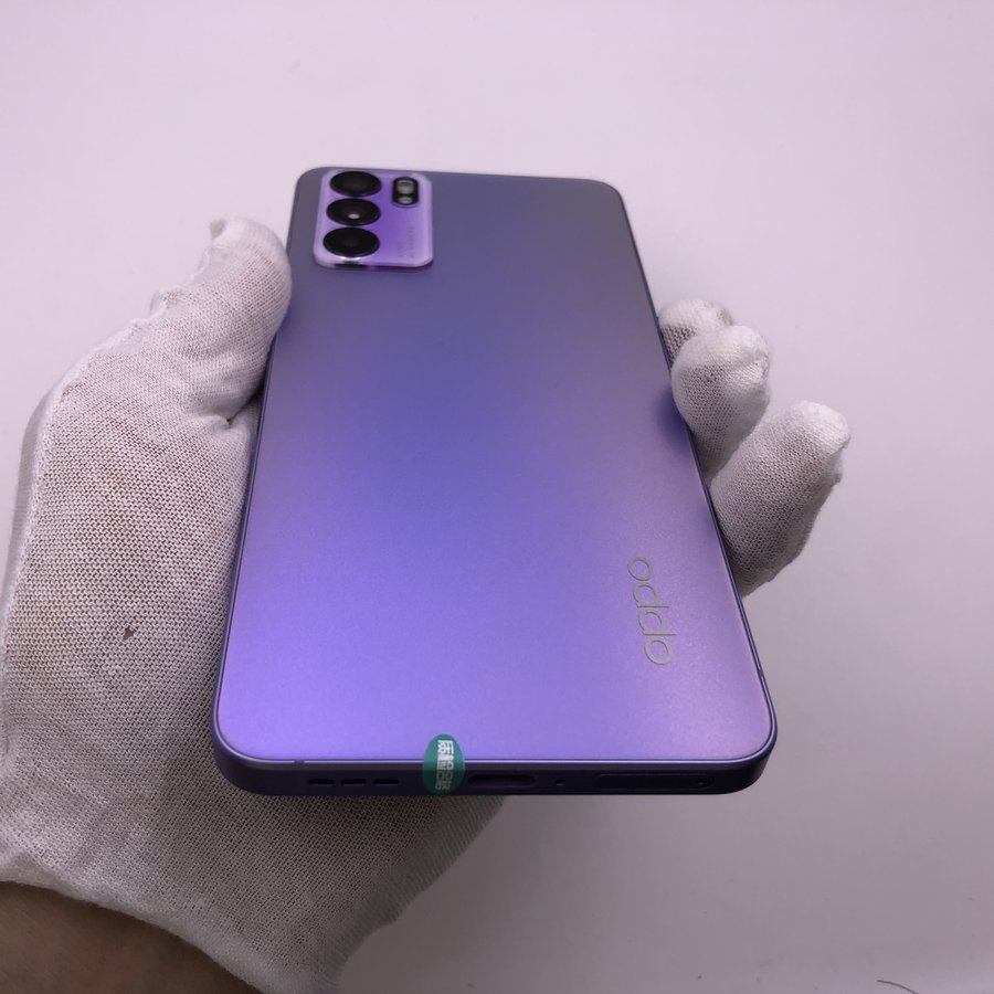 oppo【reno6 5g】5g全网通 星黛紫 12g/256g 国行 95新