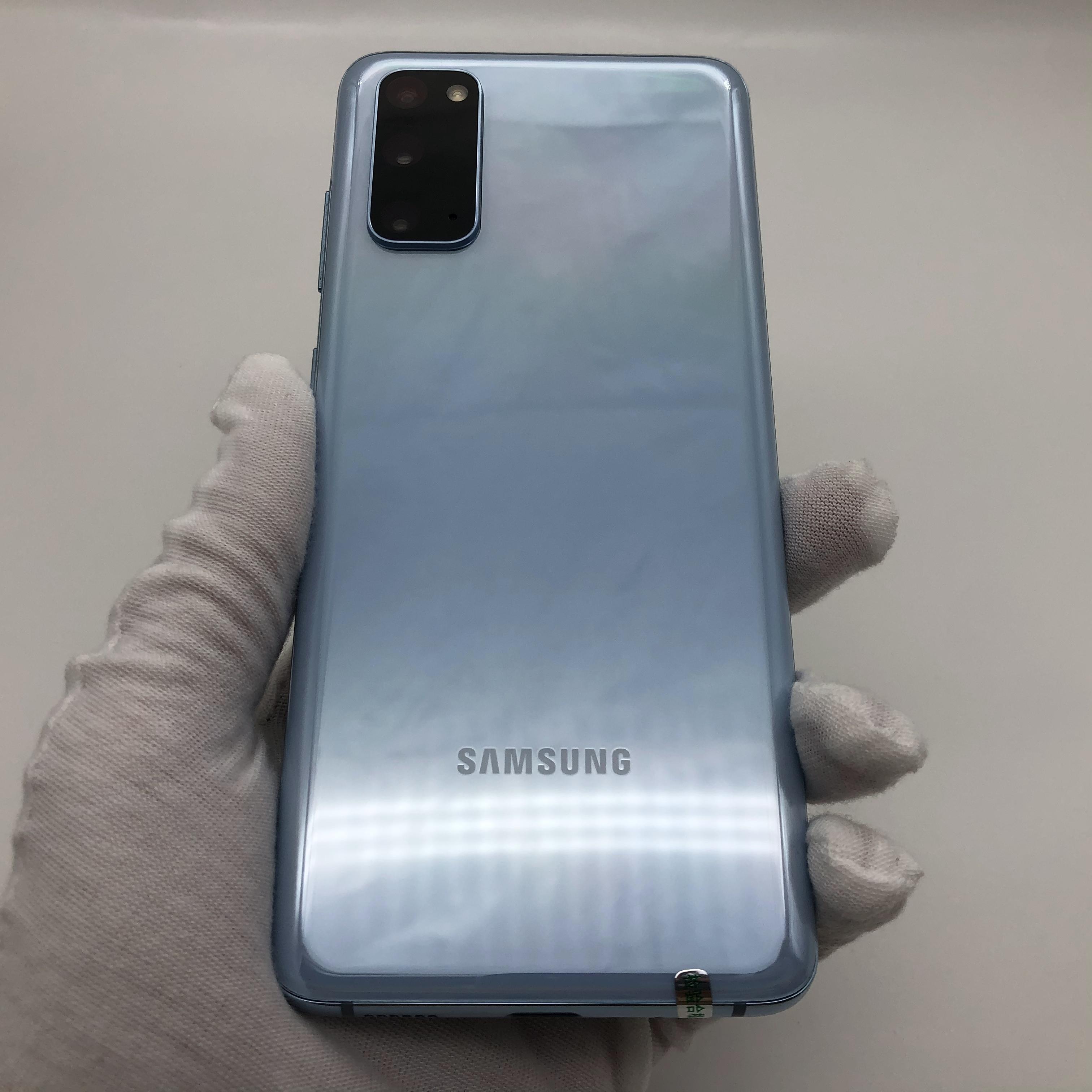 官方质检95成新 5g全网通 浮氧蓝 12g/128g 国行 三星 galaxy s20 5g