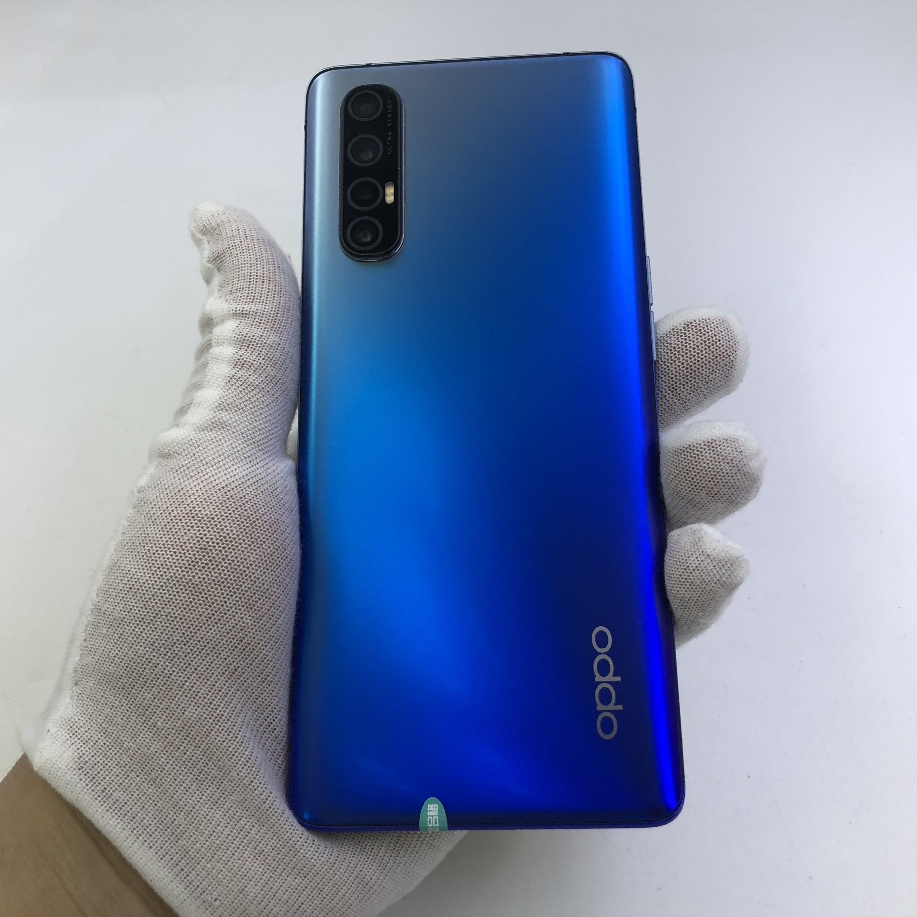 官方质检95成新 5g全网通 8g/128g 国行 蓝色星夜 oppo reno3 pro