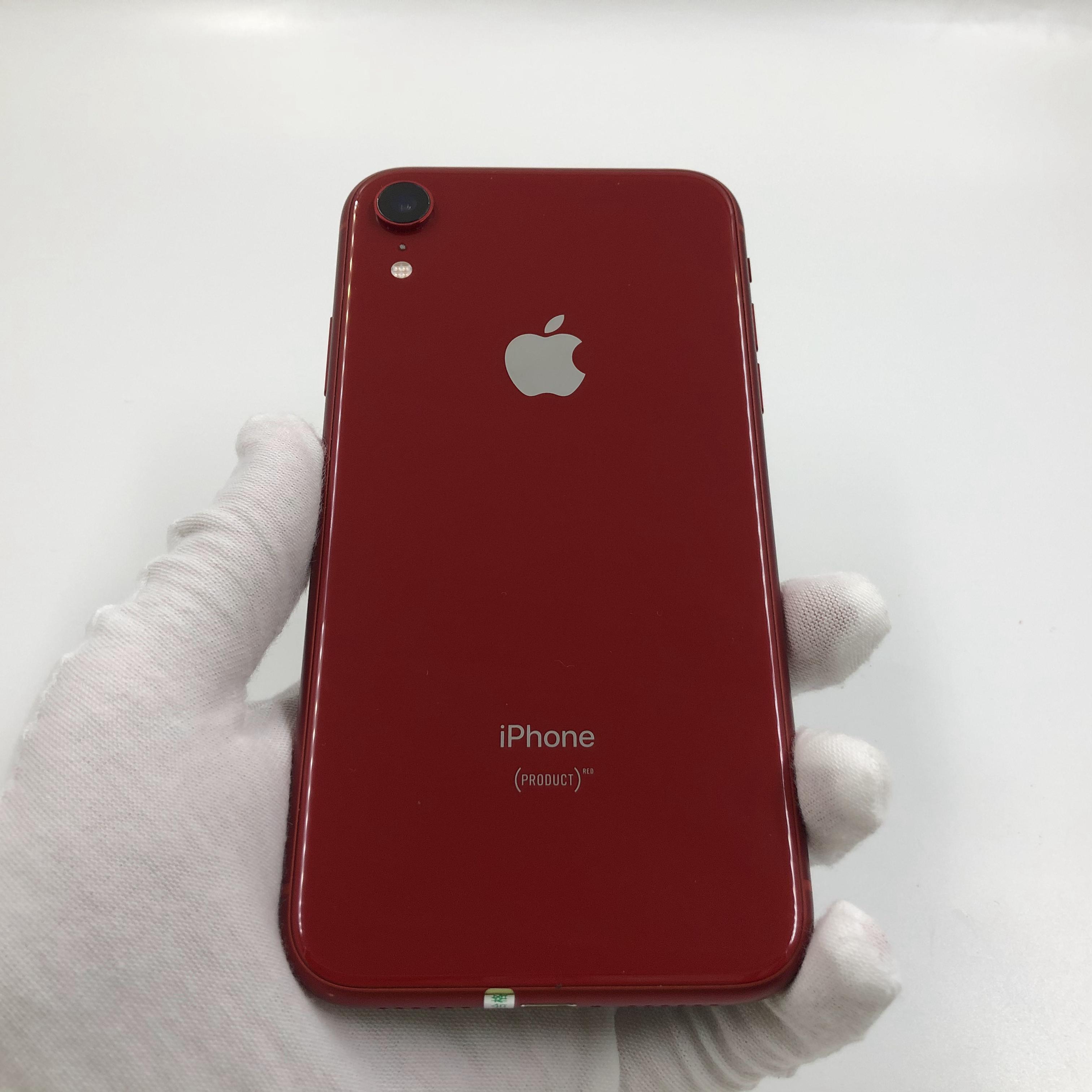 苹果【iphone xr】4g全网通 红色 128g 国行 8成新 真机实拍