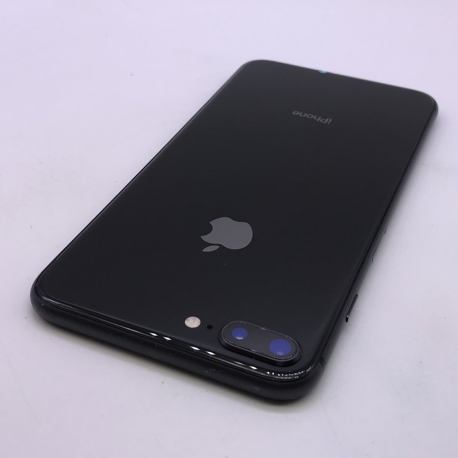苹果iphone8plus全网通深空灰64g国际版8成新