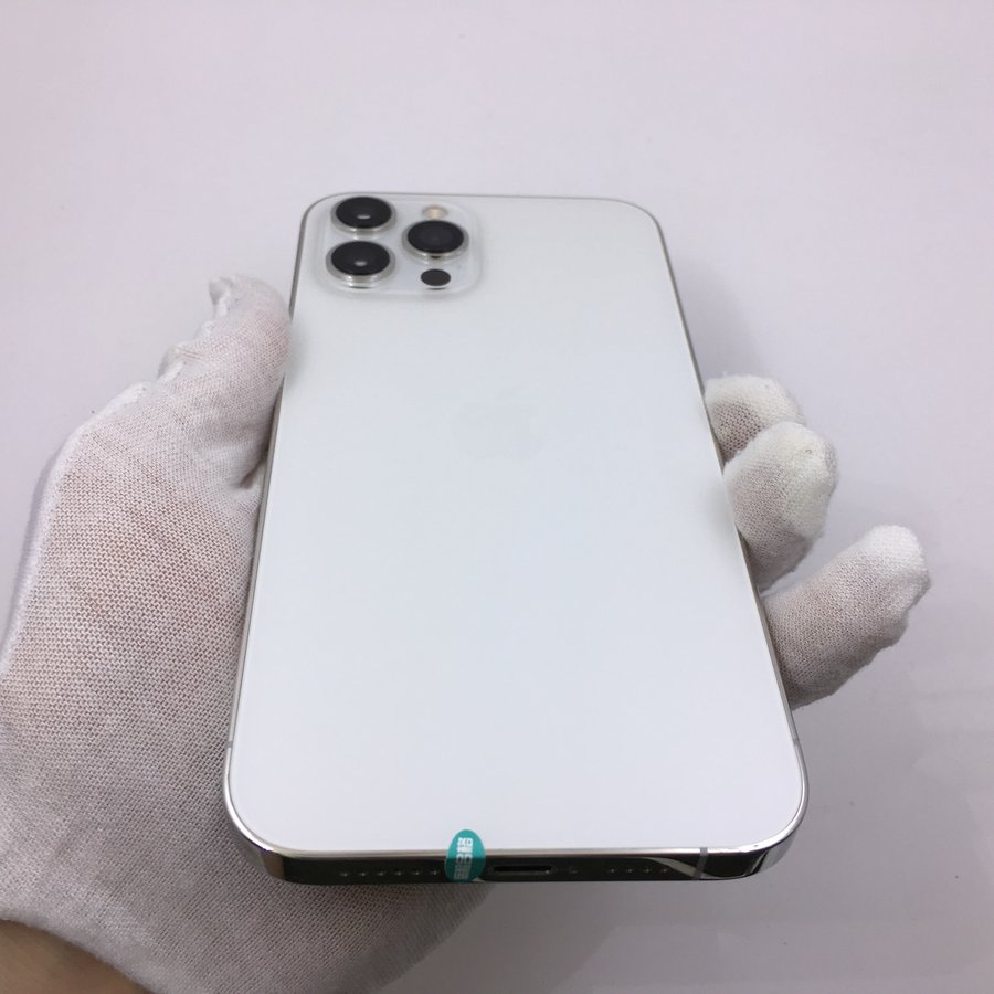 苹果【iphone 12 pro max】5g全网通 银色 128g 国行 9成新
