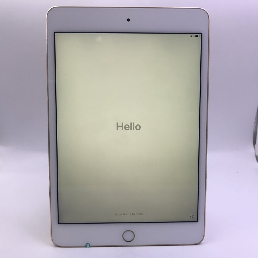 苹果【ipad mini 4】wifi版 金色 128g 国行 8成新