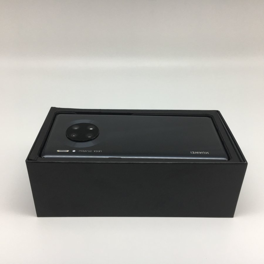 华为mate30pro全网通亮黑色8g128g国行95成新真机实拍原包装盒配件