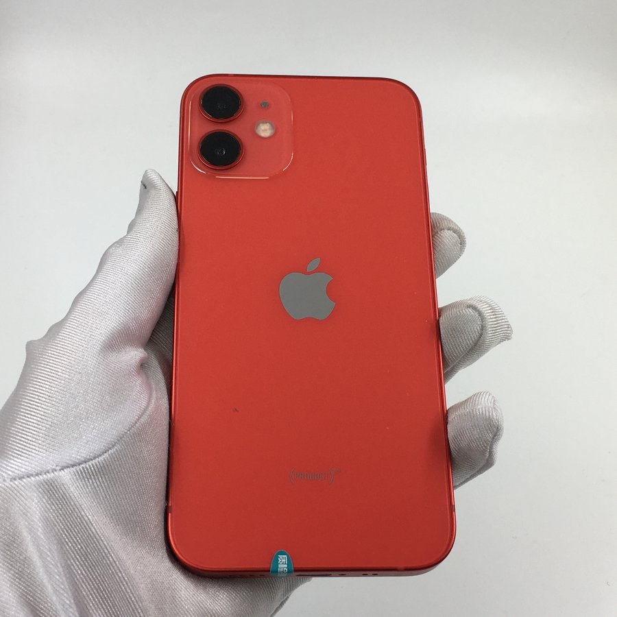 苹果iphone12mini5g全网通红色64g国行9成新64g真机实拍