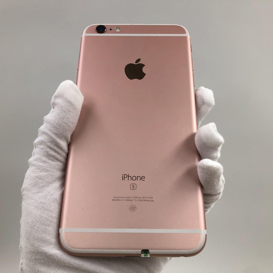 苹果iphone6splus4g全网通玫瑰金128g国行95新真机实拍