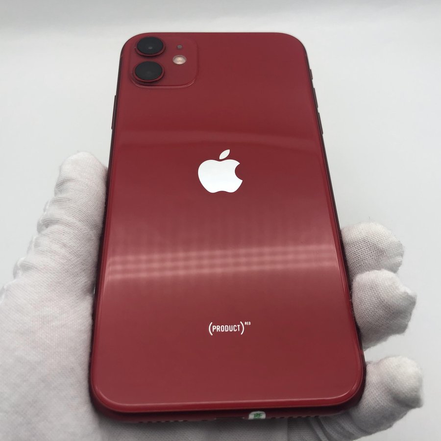 苹果【iphone 11】4g全网通 红色 64g 国行 8成新 真机实拍