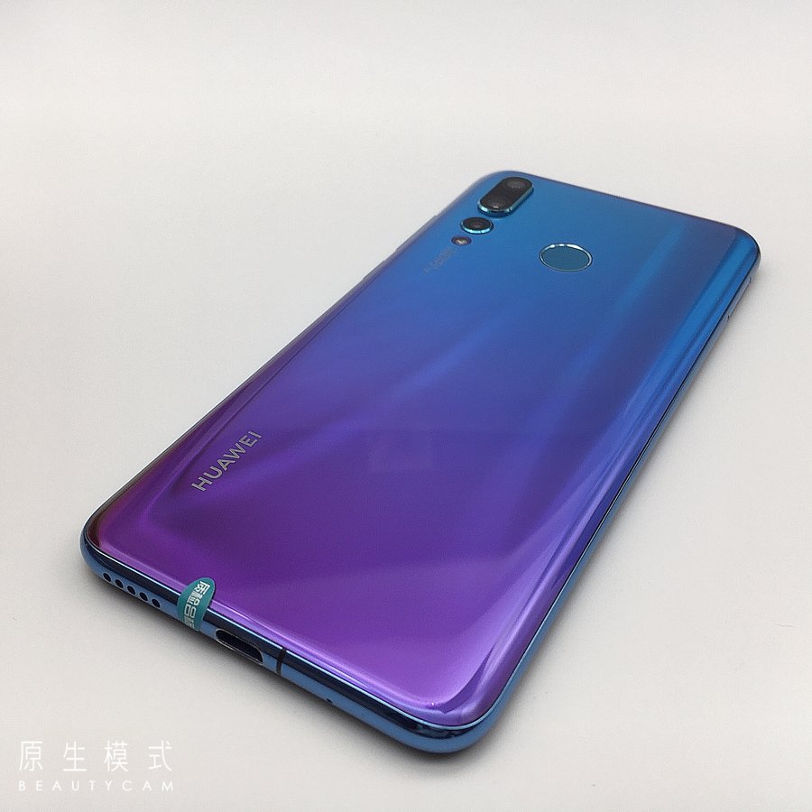 华为nova4全网通蓝色6g128g国行8成新