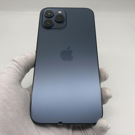 苹果【iphone 12 pro max】5g全网通 海蓝色 128g 国行 95新 真机实拍