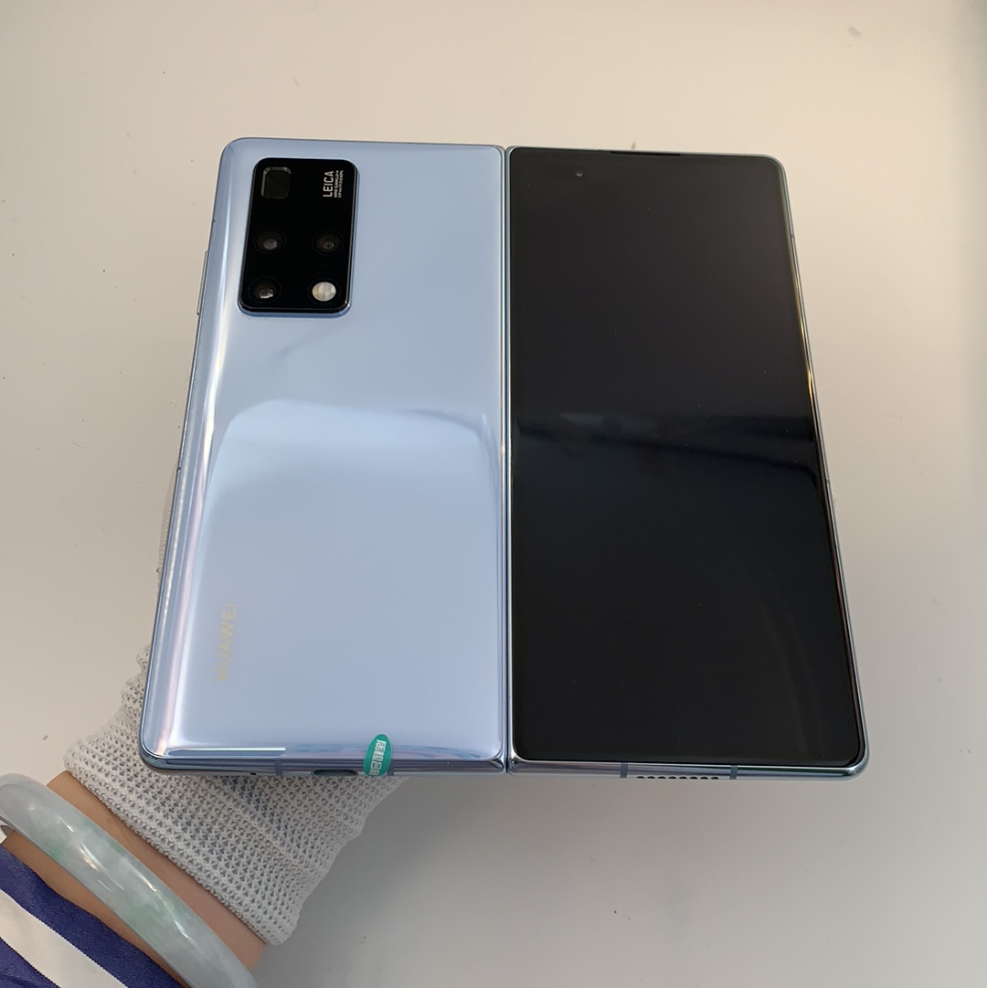 华为【mate x2 5g】5g全网通 冰晶蓝 8g/256g 国行 95新 - 专业质检