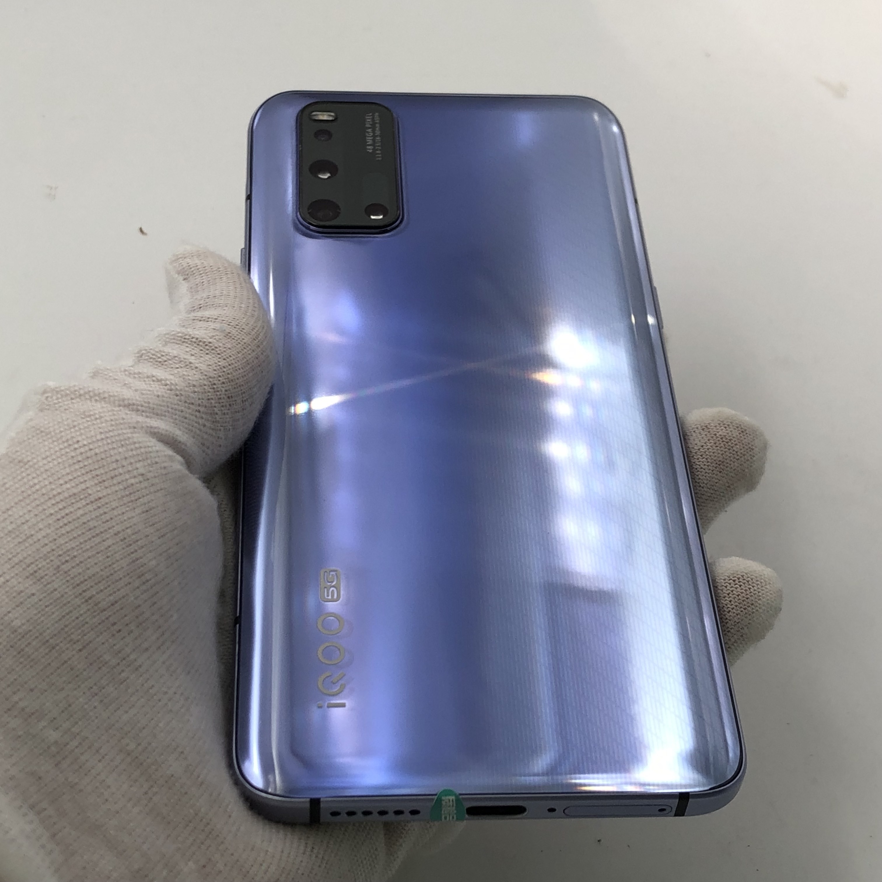 官方质检8成新及以下 5g全网通 12g/128g 国行 流光银 vivo iqoo 3 5g