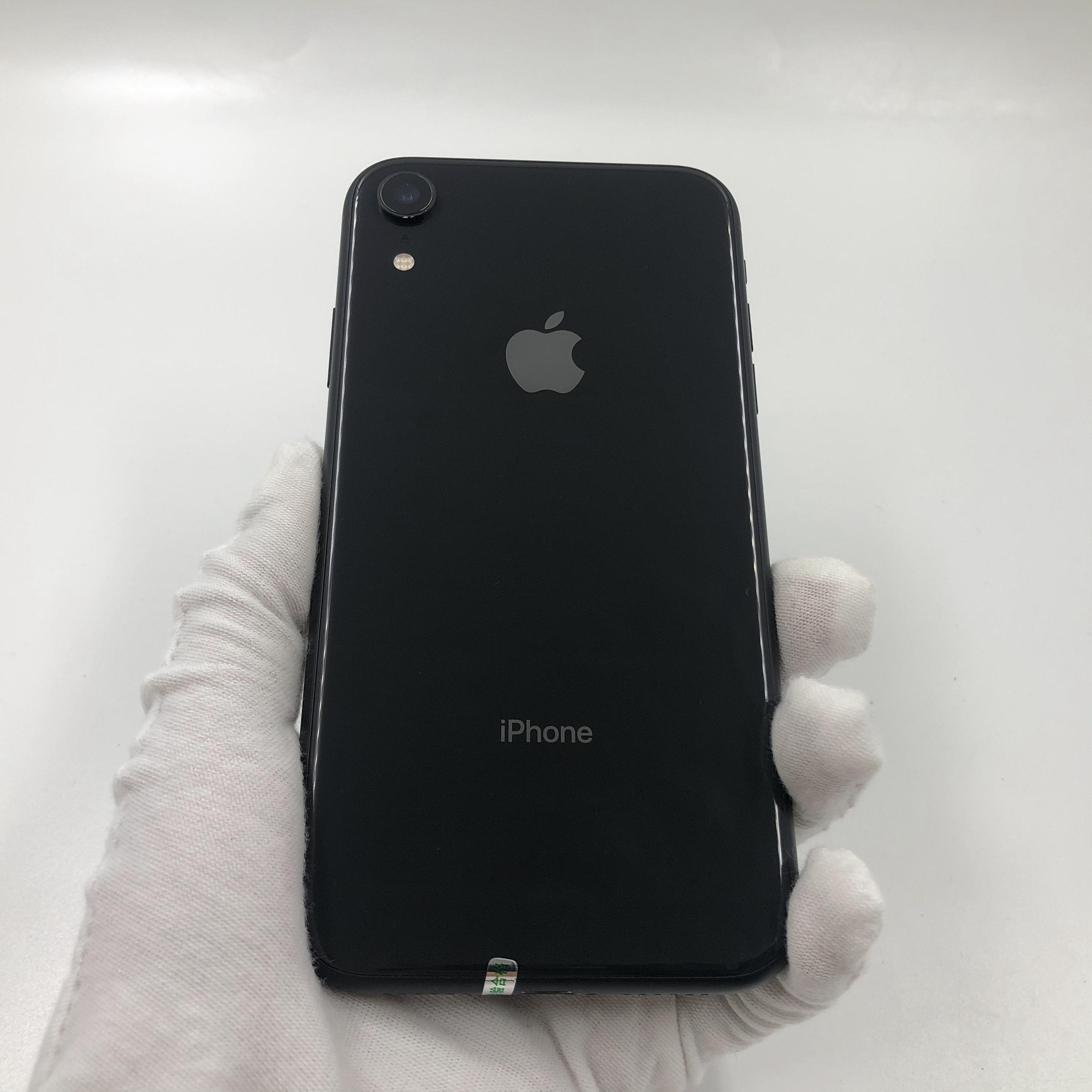 苹果【iphone xr】4g全网通 黑色 64g 国行 8成新 真机实拍