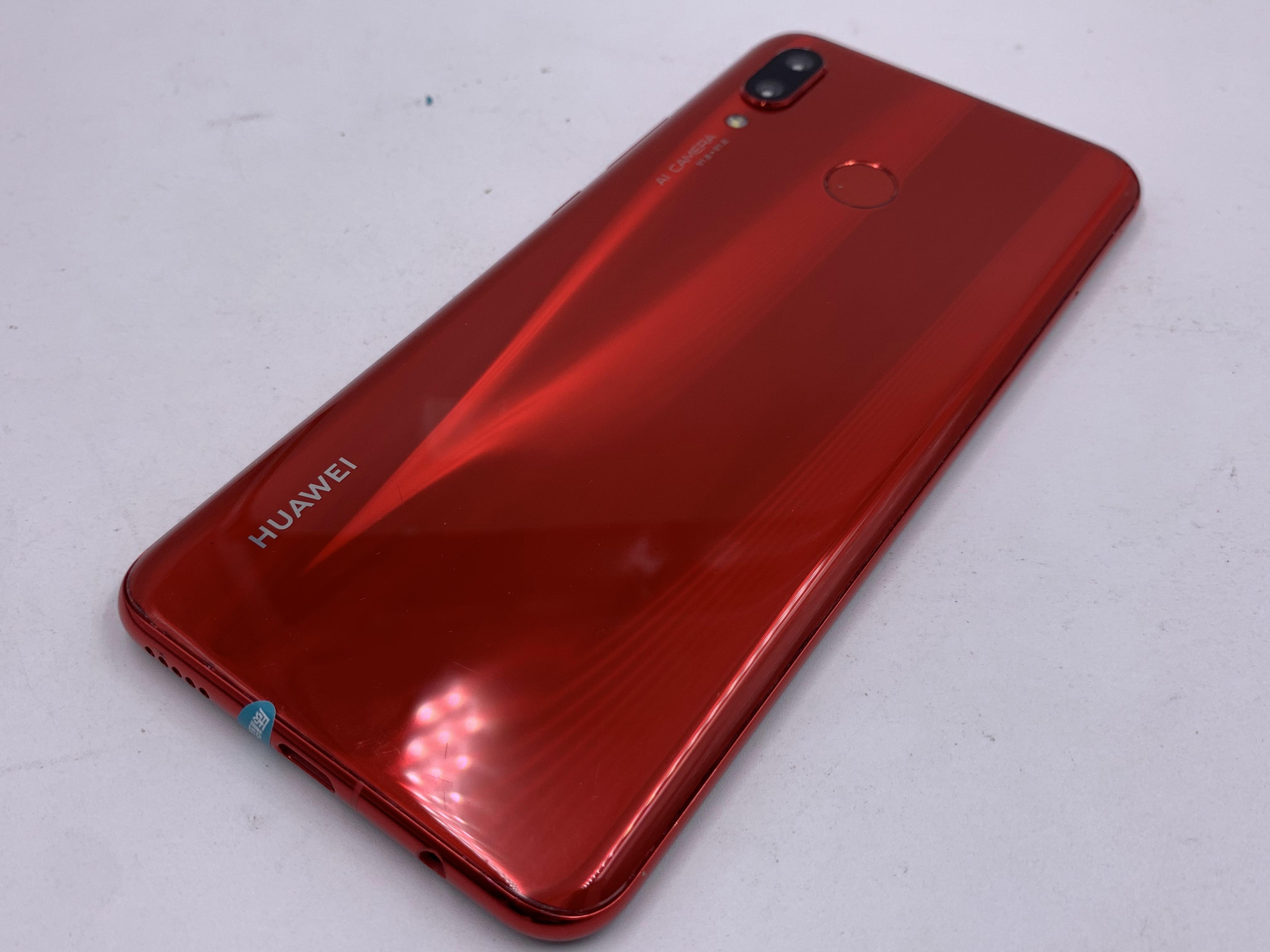 官方质检95成新 全网通 6g/128g 国行 红色 华为 nova3