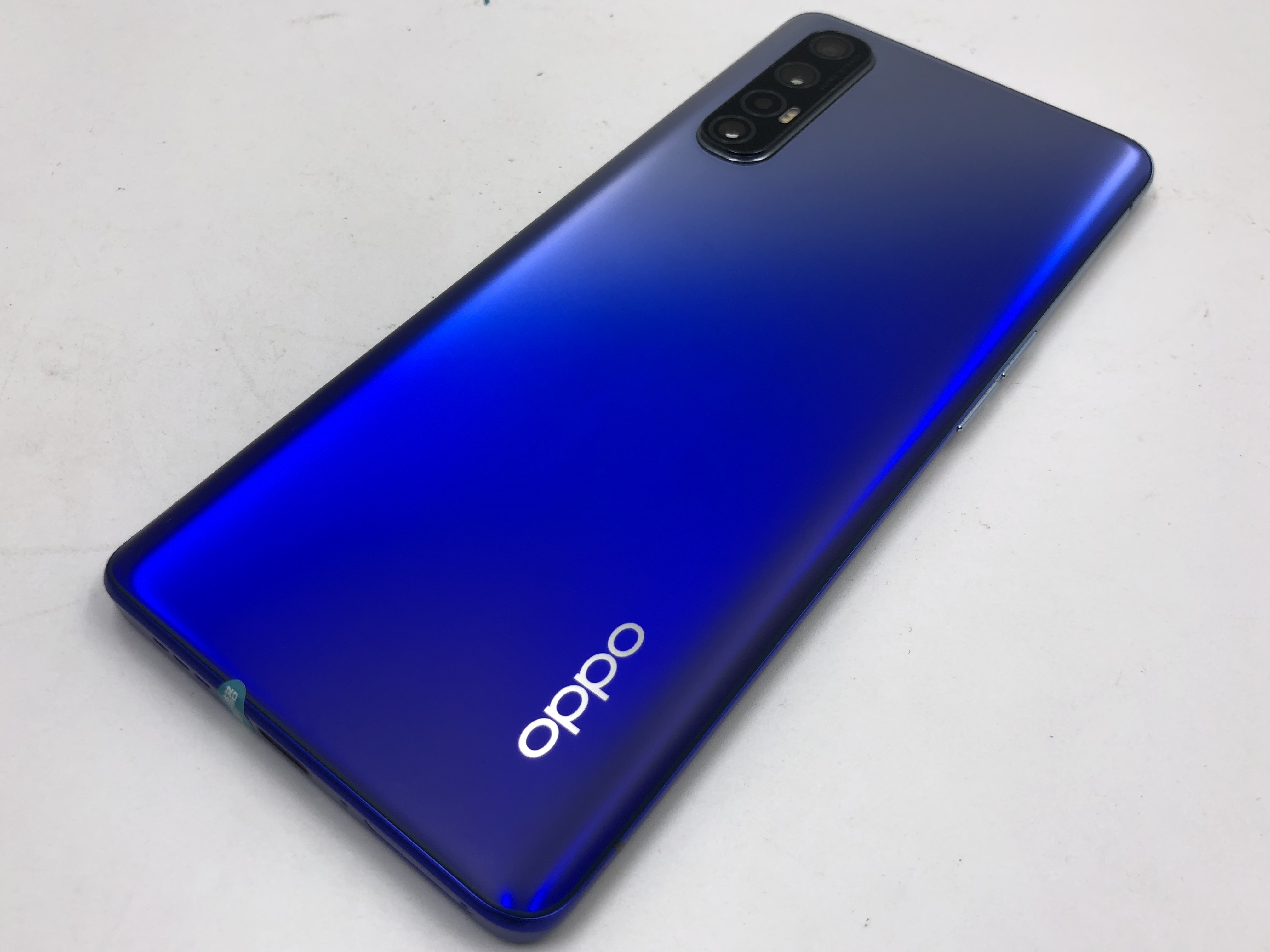 官方质检9成新 5g全网通 8g/128g 国行 蓝色星夜 oppo reno3 pro