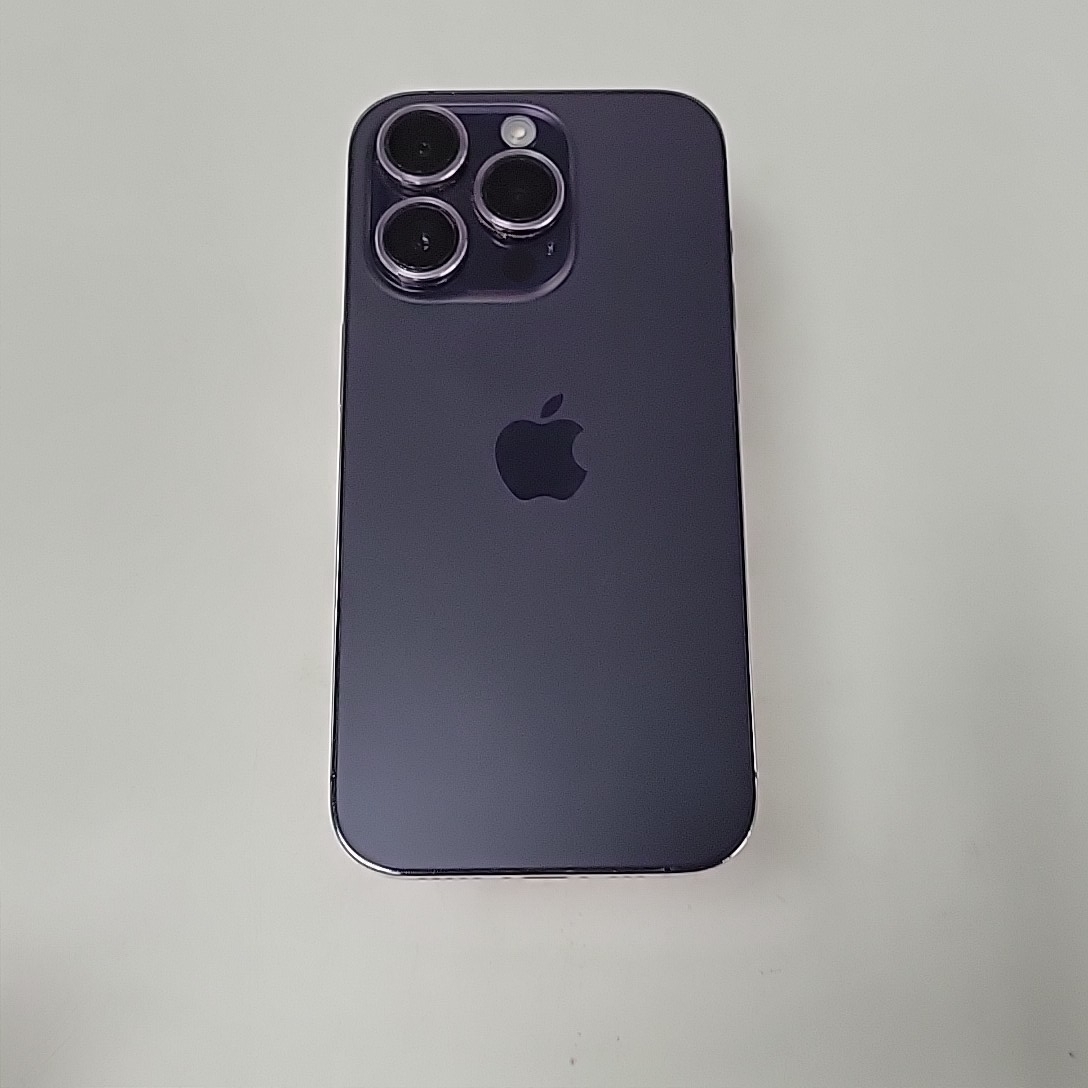 苹果【iPhone 14 Pro】5G全网通 暗紫色 256G 国行 8成新 