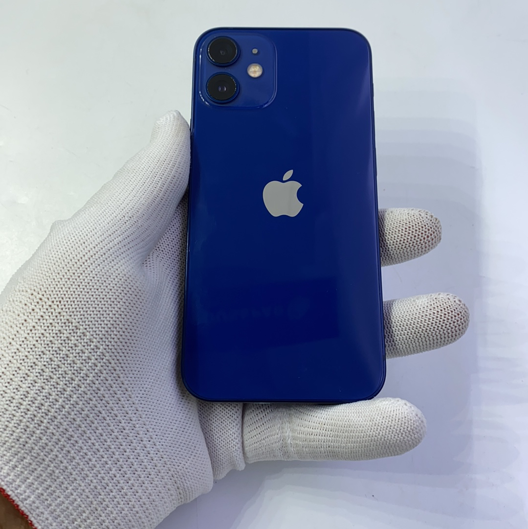 官方质检99成新 5g全网通 国行 蓝色 128g 苹果 iphone 12 mini