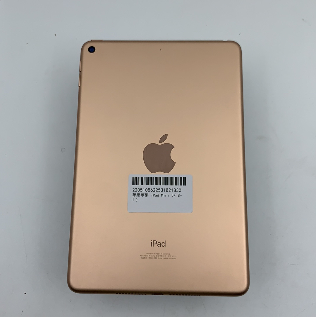 苹果【iPad mini 5】WIFI版 金色 256G 国行 95新 