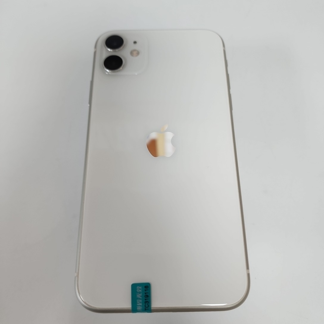 苹果【iPhone 11】4G全网通 白色 128G 国行 95新 