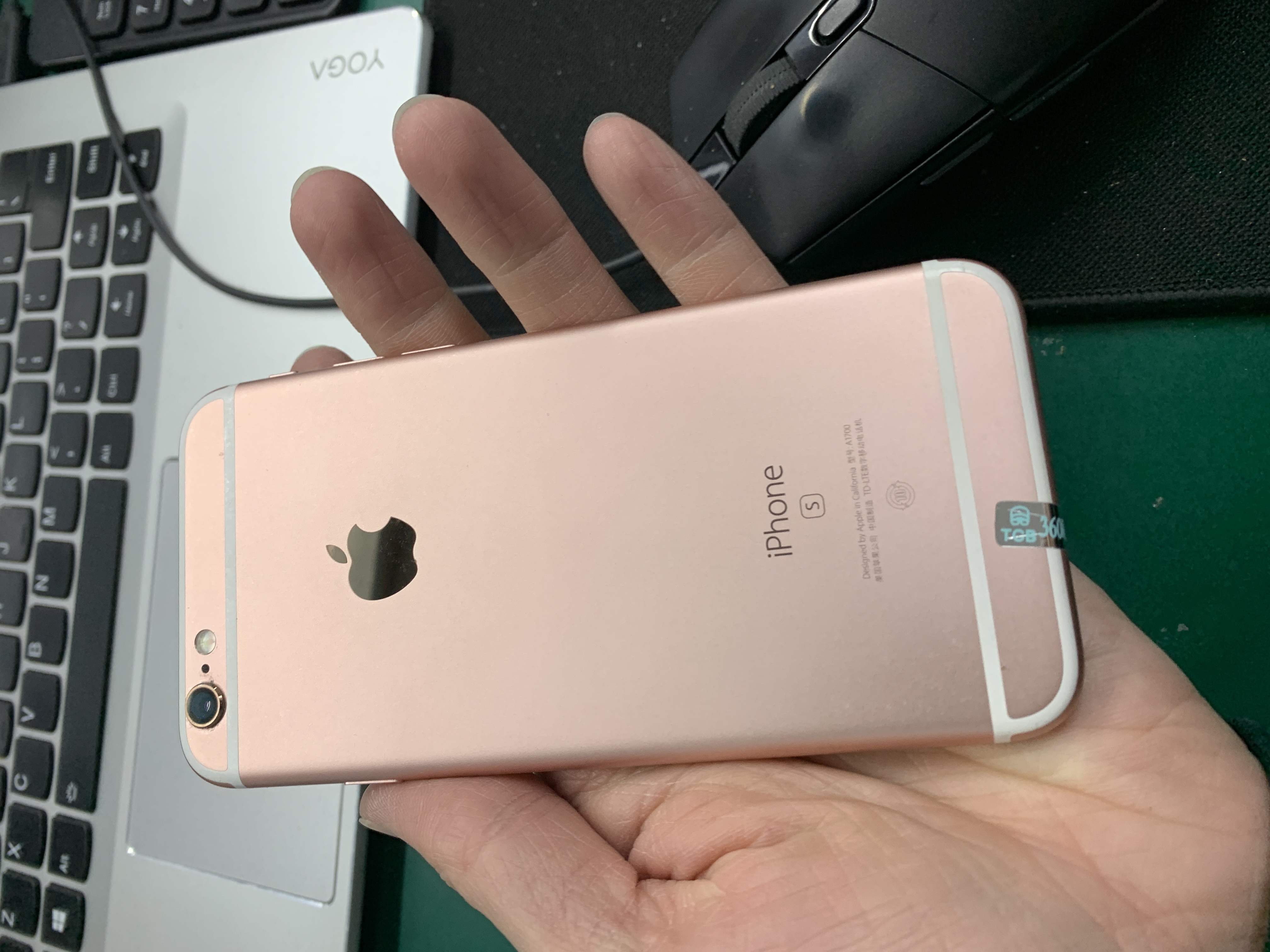 苹果【iPhone 6s】4G全网通 玫瑰金 128G 国行 8成新 