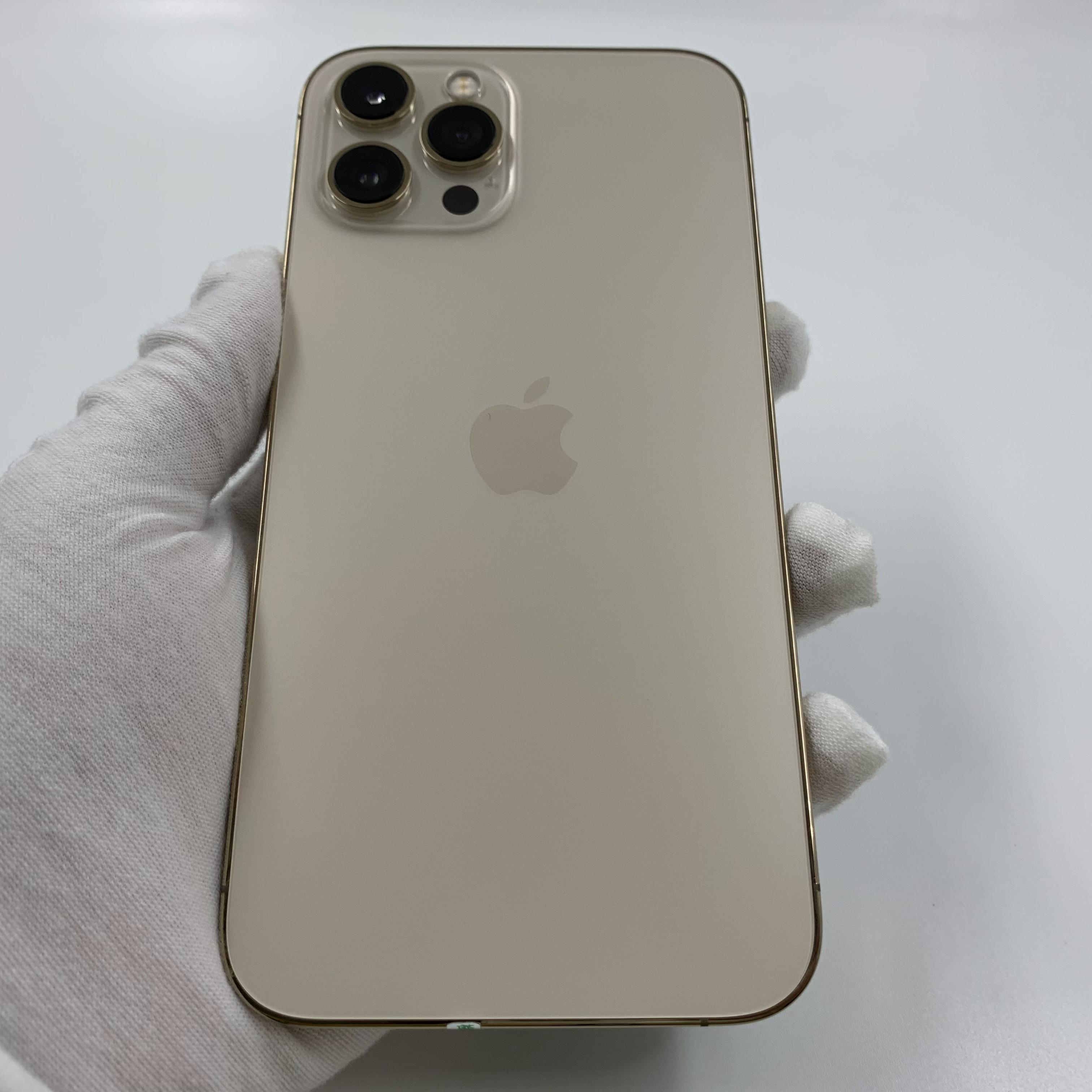 苹果【iphone 12 pro max】5g全网通 金色 128g 国行 95新 真机实拍