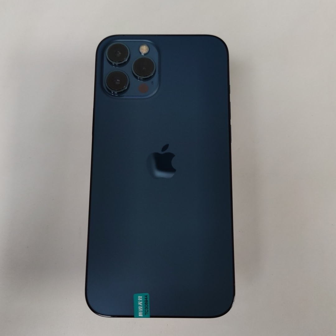 苹果【iPhone 12 Pro Max】5G全网通 海蓝色 256G 国行 99新 