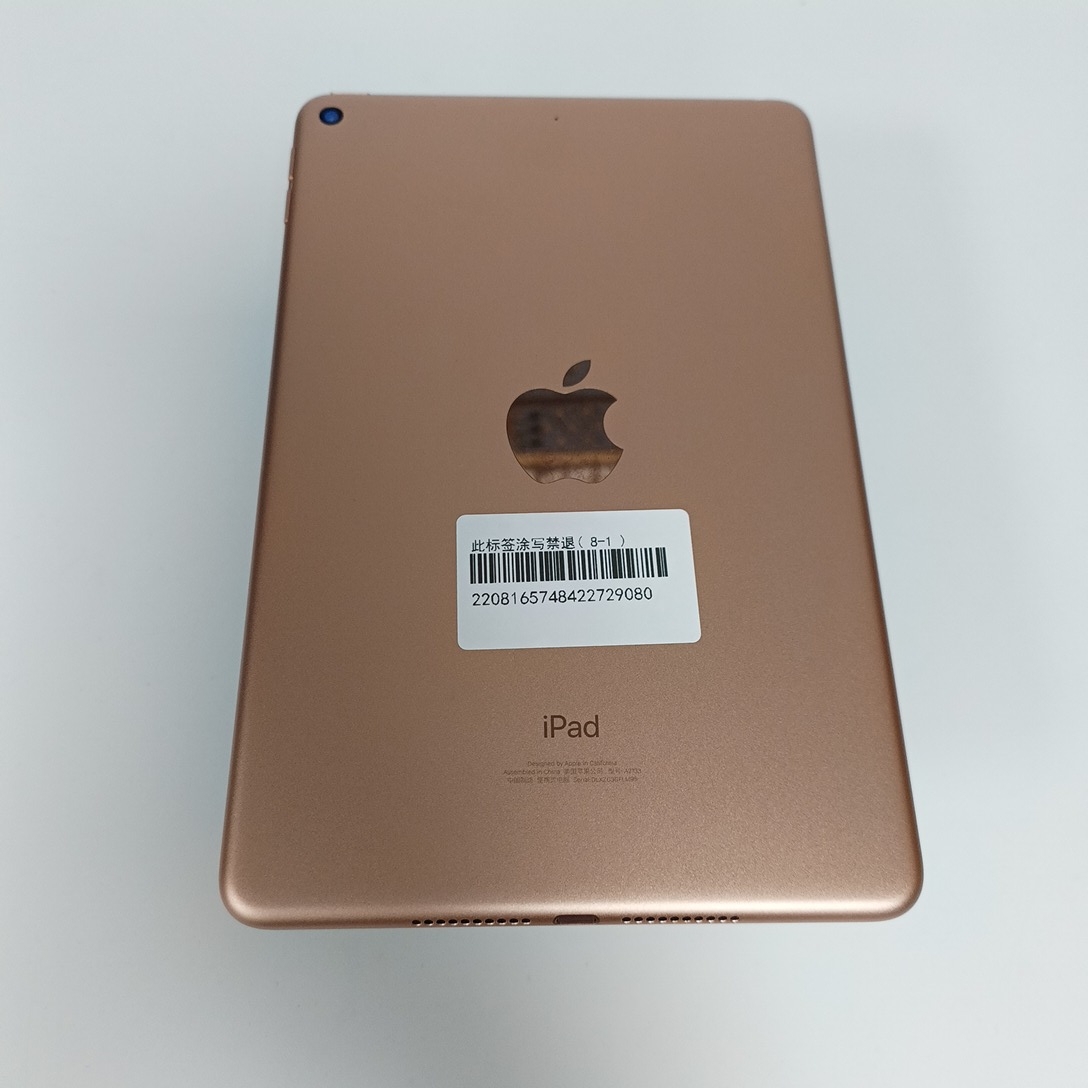 苹果【iPad mini 5】WIFI版 金色 64G 国行 99新 64G 真机实拍