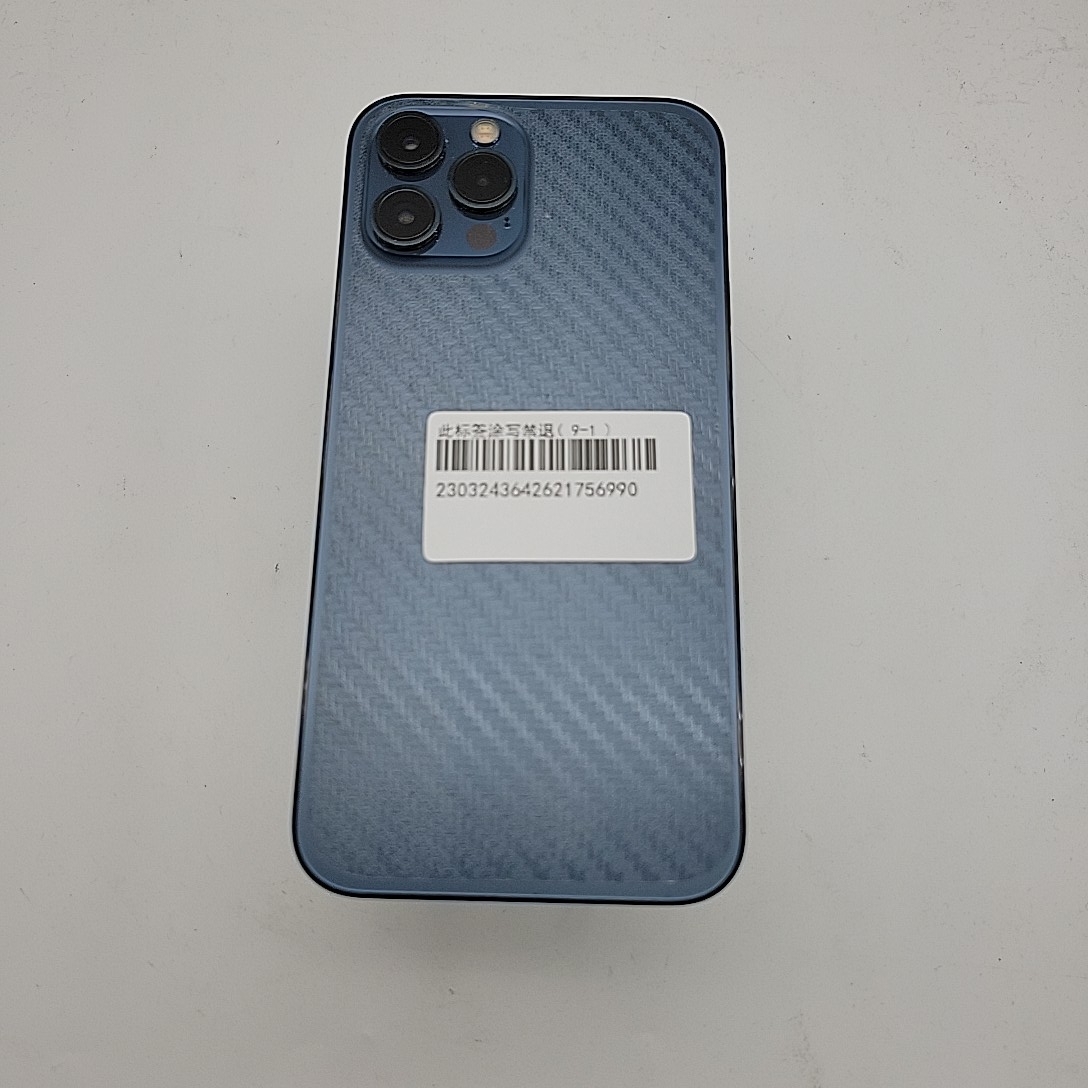苹果【iPhone 12 Pro Max】5G全网通 海蓝色 128G 国行 9成新 