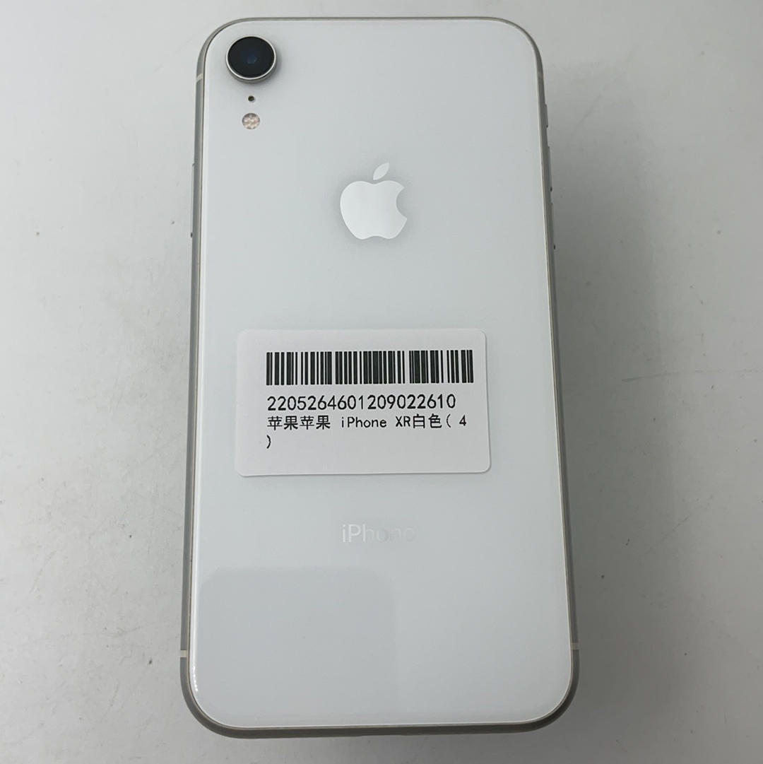 苹果【iPhone XR】4G全网通 白色 64G 国行 8成新 