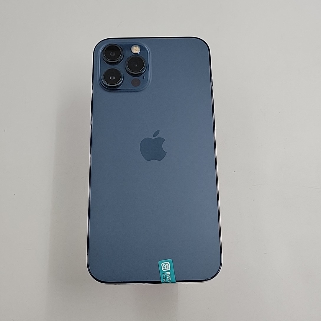 苹果【iPhone 12 Pro Max】5G全网通 海蓝色 128G 国行 9成新 