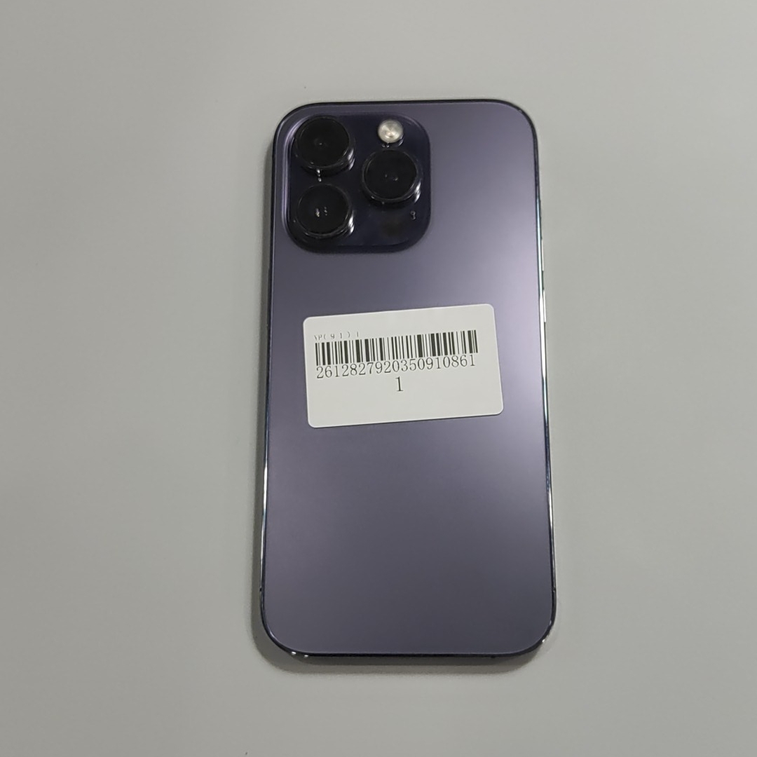 苹果【iPhone 14 Pro】5G全网通 暗紫色 256G 国行 8成新 