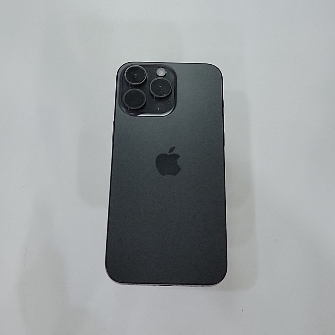 苹果【iPhone 15 Pro Max】5G全网通 黑色钛金属 256G 国行 8成新 