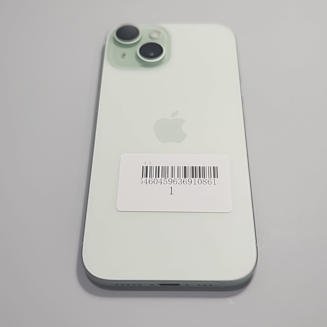 苹果【iPhone 15】5G全网通 绿色 128G 国行 99新 
