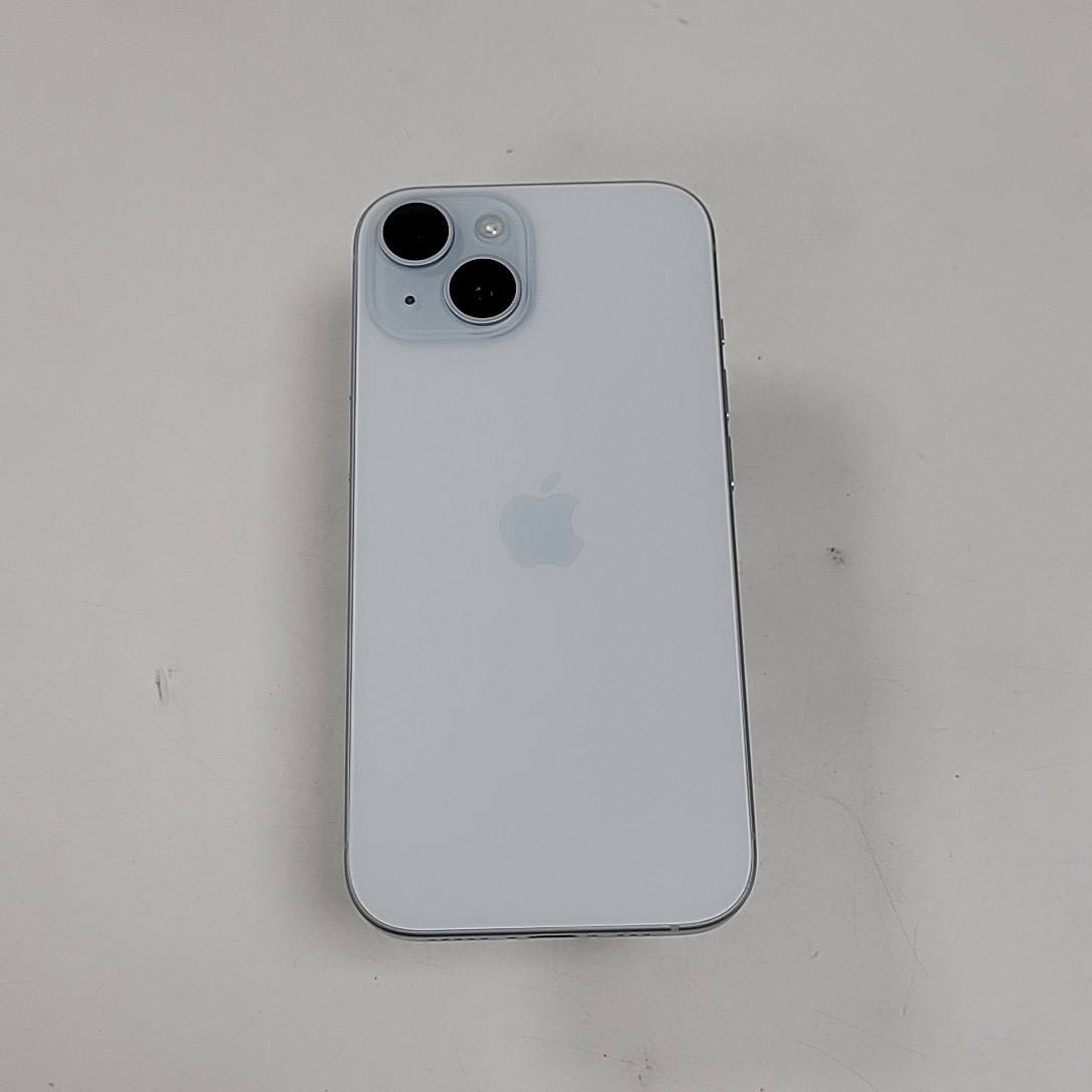 苹果【iPhone 15】5G全网通 蓝色 256G 国行 99新 