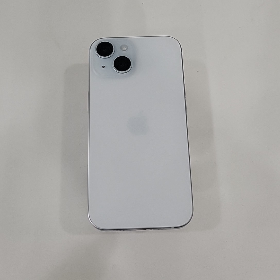 苹果【iPhone 15】5G全网通 蓝色 128G 国行 95新 