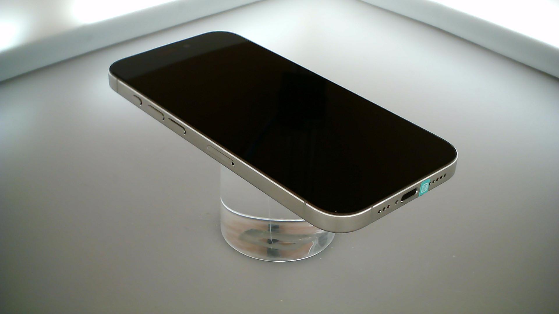苹果【iPhone 15 Pro】5G全网通 原色钛金属 128G 国行 9成新 