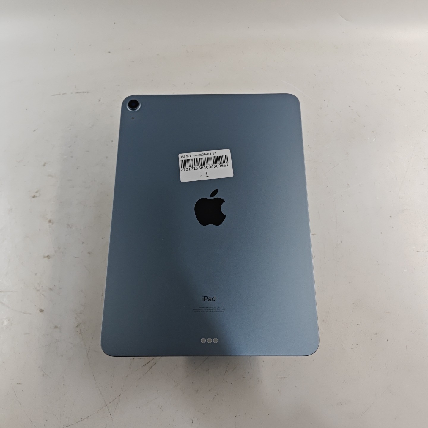 苹果【iPad Air4 10.9英寸 20款】WIFI版 天蓝色 256G 国行 9成新 