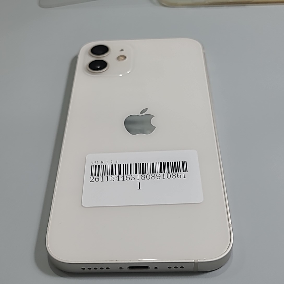 苹果【iPhone 12】5G全网通 白色 128G 国行 9成新 