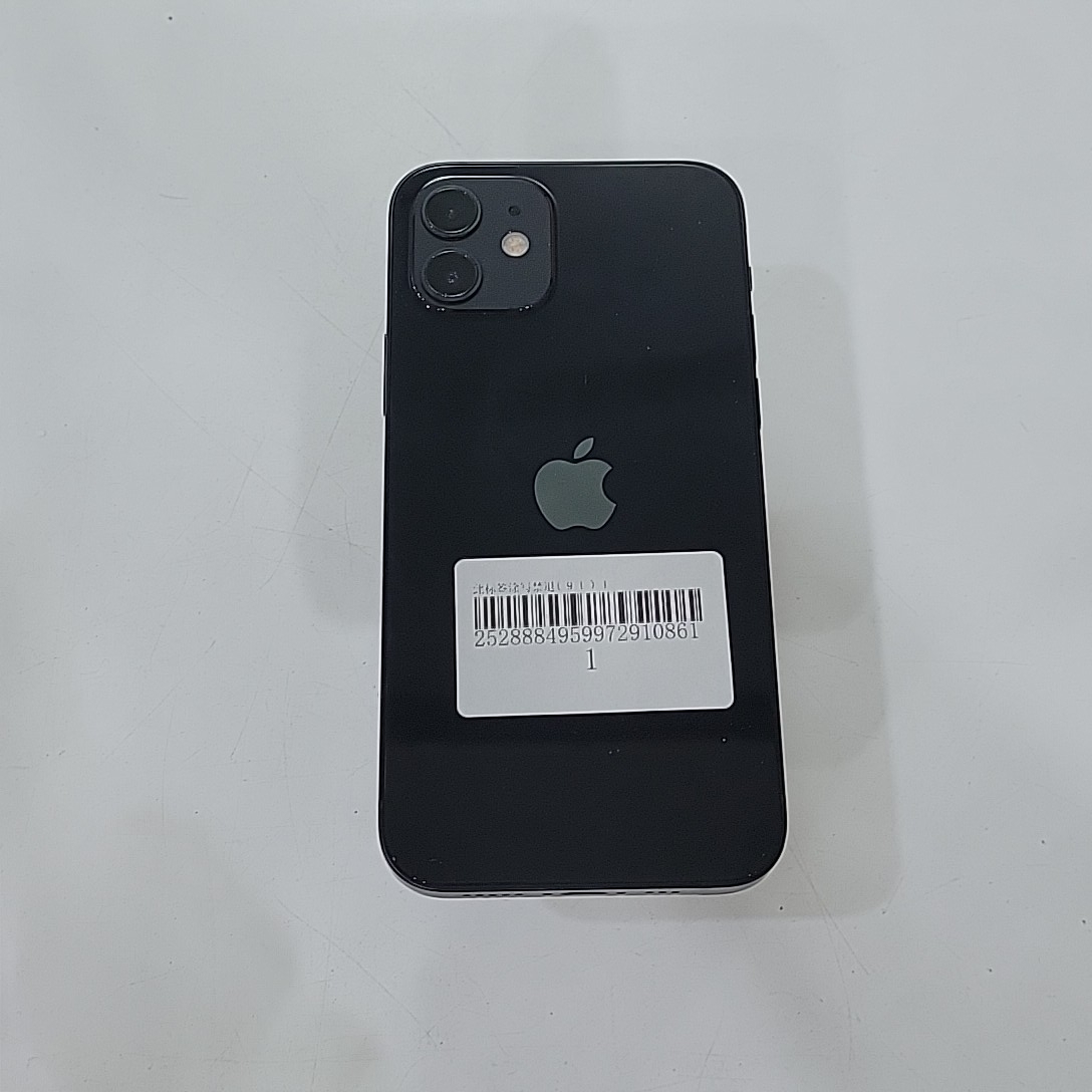 苹果【iPhone 12】5G全网通 黑色 128G 国行 9成新 