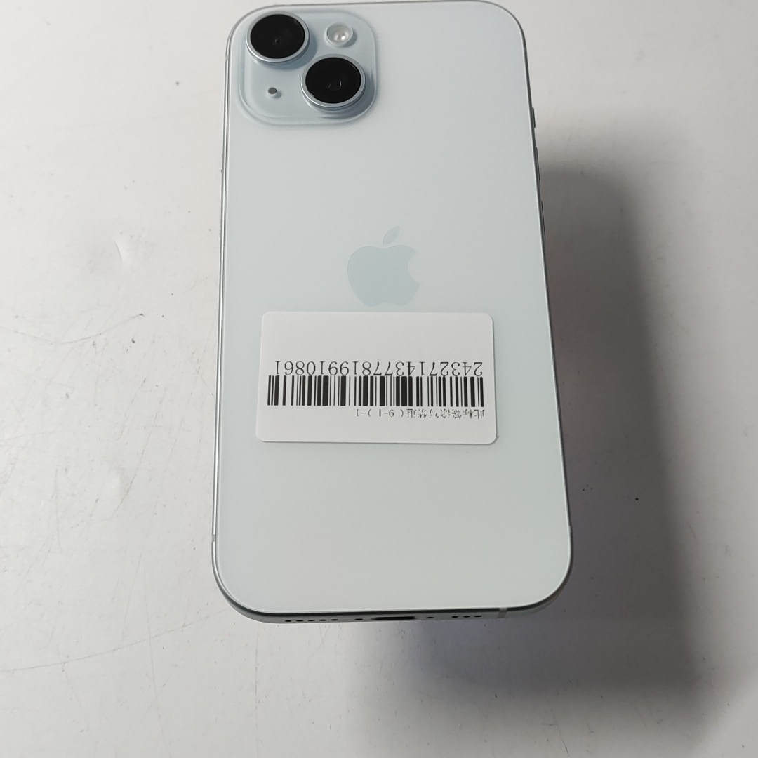 苹果【iPhone 15】5G全网通 蓝色 256G 国行 99新 