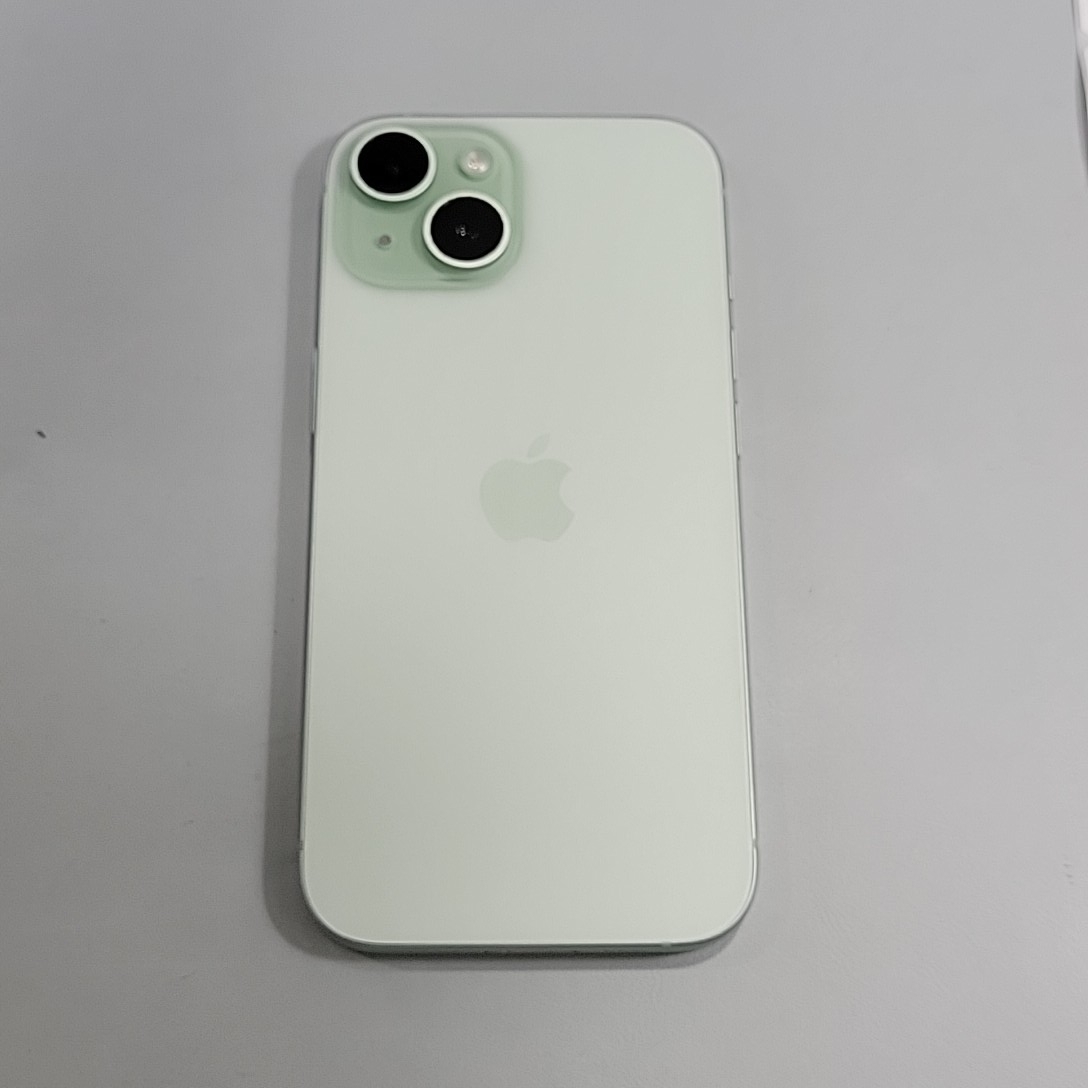 苹果【iPhone 15】5G全网通 绿色 256G 国行 95新 